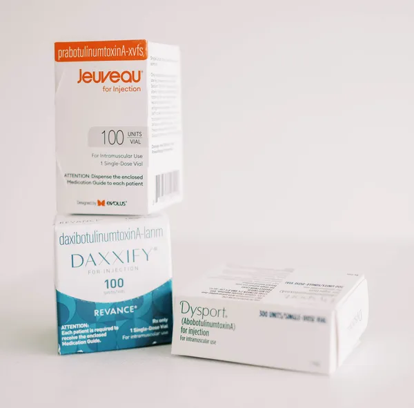 Dysport, Daxxify, and Jeuveau neuromodulator treatments
